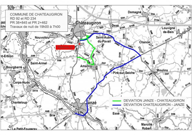 RD92-RD234 -PLAN DE DEVIATION