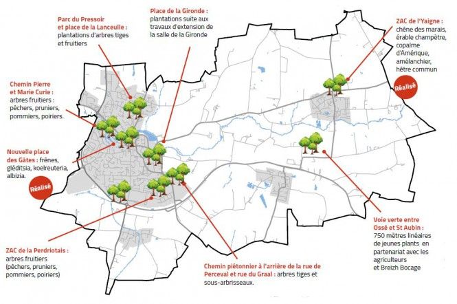 carte 2022 plantation d'arbres - Mag