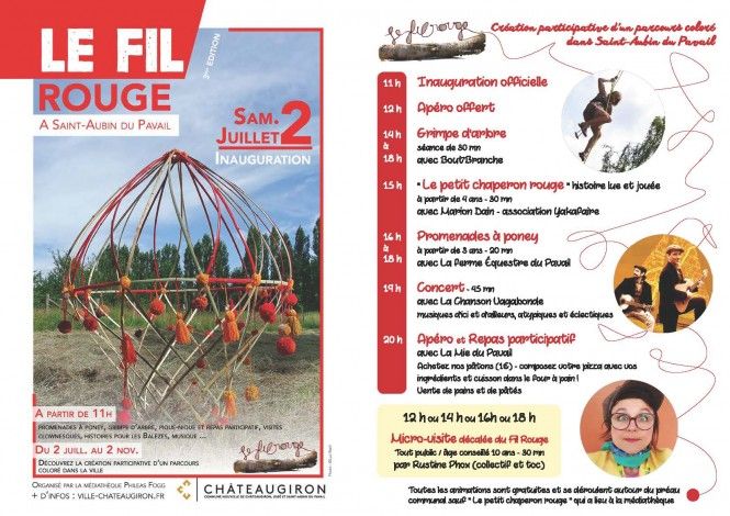 Affiche programme Fil Rouge 2022