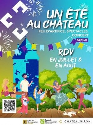 un ete au chateau affiche.
