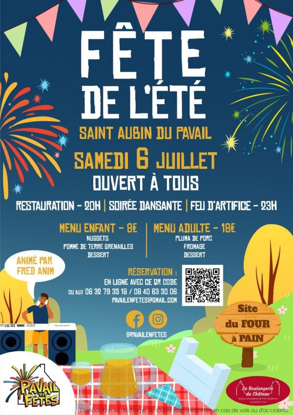 AFFICHE FETE ETE PEF 2024