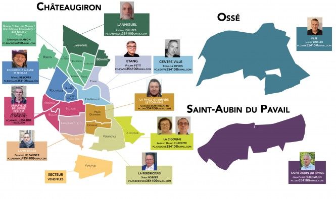 Carte des référents par secteur DEF