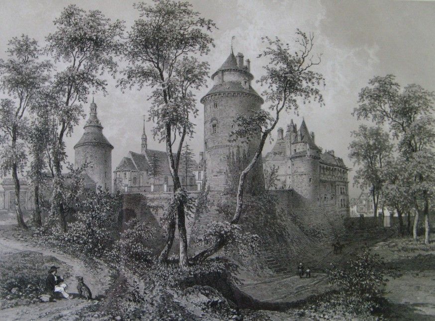 Gravure Chateau Chateaugiron Gravure Chateau Chateaugiron